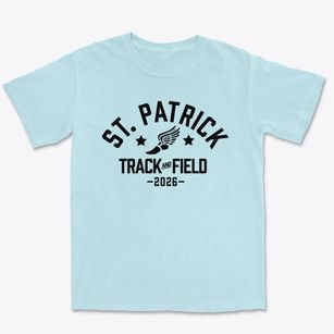Saint Patrick School Track and Field Premium Heavyweight T-shirt