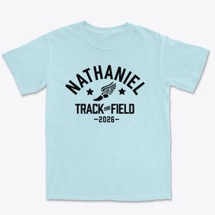 Nathaniel Rochester Community School Track and Field Premium Heavyweight T-shirt