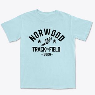 Norwood & Norfolk Elementary School Track and Field Premium Heavyweight T-shirt