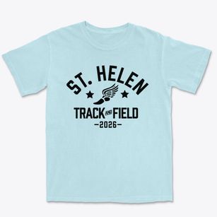 Saint Helen School Track and Field Premium Heavyweight T-shirt