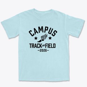 Campus School Of Math & Science Track and Field Premium Heavyweight T-shirt