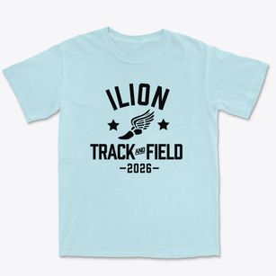 Ilion High School Track and Field Premium Heavyweight T-shirt