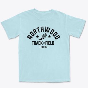 Northwood Elementary School Track and Field Premium Heavyweight T-shirt