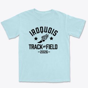 Iroquois Middle School Track and Field Premium Heavyweight T-shirt