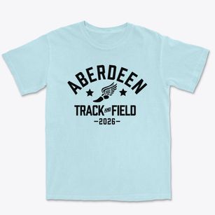 Aberdeen Elementary School Track and Field Premium Heavyweight T-shirt