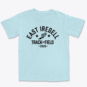 East Iredell Elementary School Track and Field Premium Heavyweight T-shirt