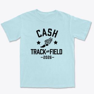 Cash Elementary School Track and Field Premium Heavyweight T-shirt