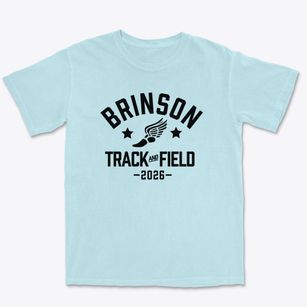 Brinson Memorial Elementary School Track and Field Premium Heavyweight T-shirt