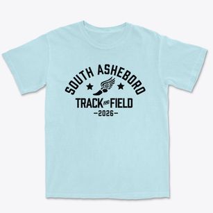 South Asheboro Middle School Track and Field Premium Heavyweight T-shirt