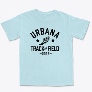 Urbana High School Track and Field Premium Heavyweight T-shirt