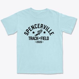 Spencerville Middle School Track and Field Premium Heavyweight T-shirt