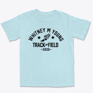 Whitney M Young Intermediate School Track and Field Premium Heavyweight T-shirt