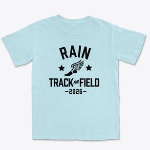 B.c. Rain High School Track and Field Premium Heavyweight T-shirt