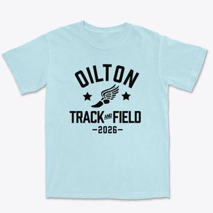 Oilton High School Track and Field Premium Heavyweight T-shirt