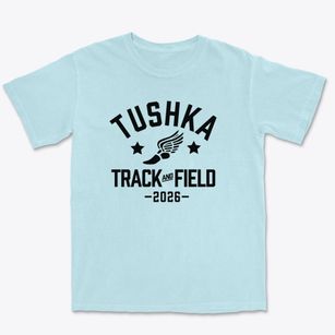 Tushka School Track and Field Premium Heavyweight T-shirt