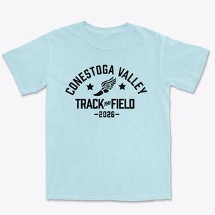 Conestoga Valley High School Track and Field Premium Heavyweight T-shirt