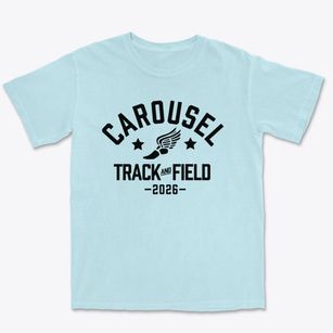 Carousel School Track and Field Premium Heavyweight T-shirt