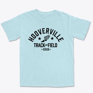 Hooverville Elementary School Track and Field Premium Heavyweight T-shirt