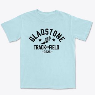 Gladstone Middle School Track and Field Premium Heavyweight T-shirt