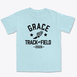 Grace Christian School Track and Field Premium Heavyweight T-shirt