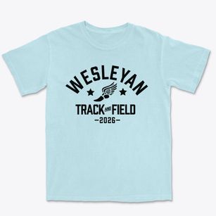 Wesleyan Christian School Track and Field Premium Heavyweight T-shirt