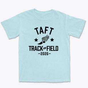 William Howard Taft High School Track and Field Premium Heavyweight T-shirt