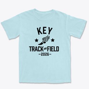 Key Elementary School Track and Field Premium Heavyweight T-shirt