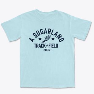Texas A&m Sugarland High School Track and Field Premium Heavyweight T-shirt