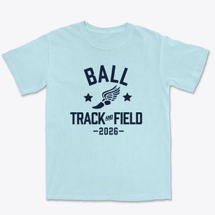 Ball High School Track and Field Premium Heavyweight T-shirt