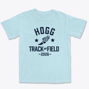 Hogg Middle School Track and Field Premium Heavyweight T-shirt