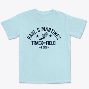 Raul C Martinez Elementary School Track and Field Premium Heavyweight T-shirt