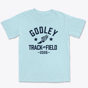Godley Pee Wee Football Association Track and Field Premium Heavyweight T-shirt
