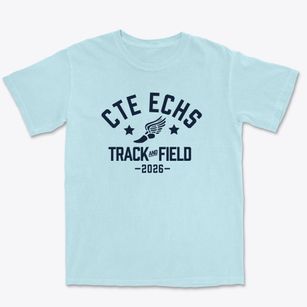 Cte Early College High School Track and Field Premium Heavyweight T-shirt