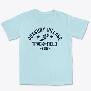 Roxbury Village School Track and Field Premium Heavyweight T-shirt