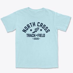 North Cross School Track and Field Premium Heavyweight T-shirt