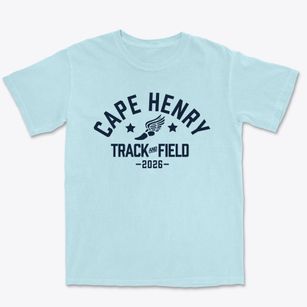 Cape Henry Collegiate School Track and Field Premium Heavyweight T-shirt