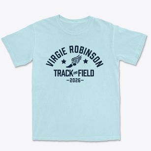 Virgie Robinson Elementary School Track and Field Premium Heavyweight T-shirt