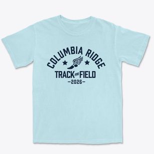 Columbia Ridge Elementary School Track and Field Premium Heavyweight T-shirt