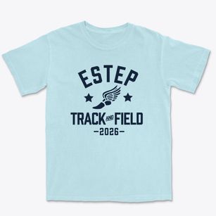 Estep High School Track and Field Premium Heavyweight T-shirt