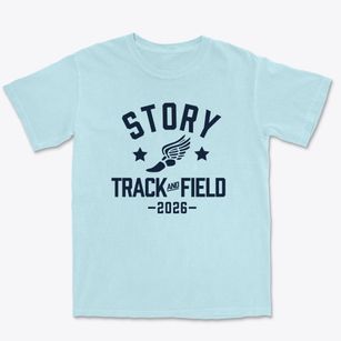 Story Elementary School Track and Field Premium Heavyweight T-shirt