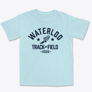 Waterloo High School Track and Field Premium Heavyweight T-shirt