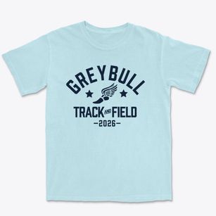 Greybull Middle School Track and Field Premium Heavyweight T-shirt