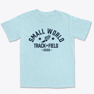 Small World Christian School Track and Field Premium Heavyweight T-shirt