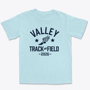 Valley Christian High School Track and Field Premium Heavyweight T-shirt