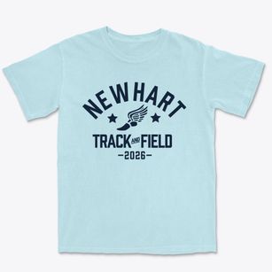 Newhart Middle School Track and Field Premium Heavyweight T-shirt