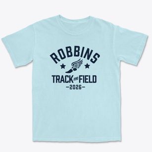 Robbins Elementary School Track and Field Premium Heavyweight T-shirt
