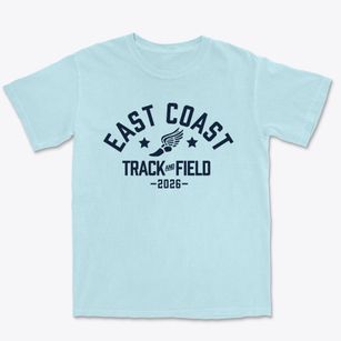 East Coast Academy Track and Field Premium Heavyweight T-shirt