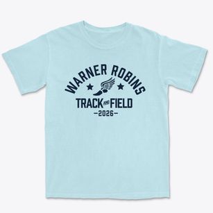 Warner Robins Middle School Track and Field Premium Heavyweight T-shirt