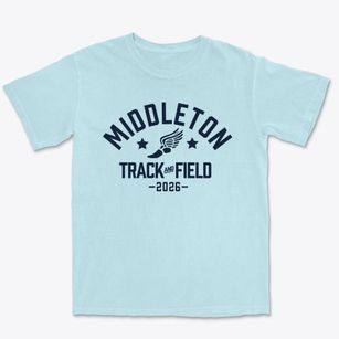 Middleton High School Track and Field Premium Heavyweight T-shirt