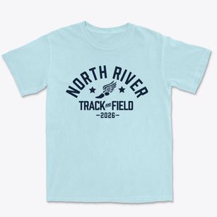 North River Elementary Track and Field Premium Heavyweight T-shirt